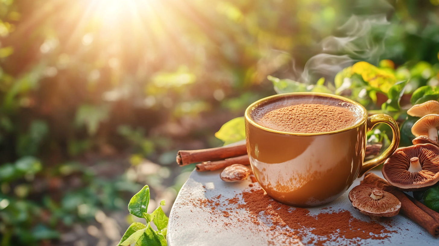 Reishi Mushroom Cacao Mix BIO (prášek), 10 sáčků -2